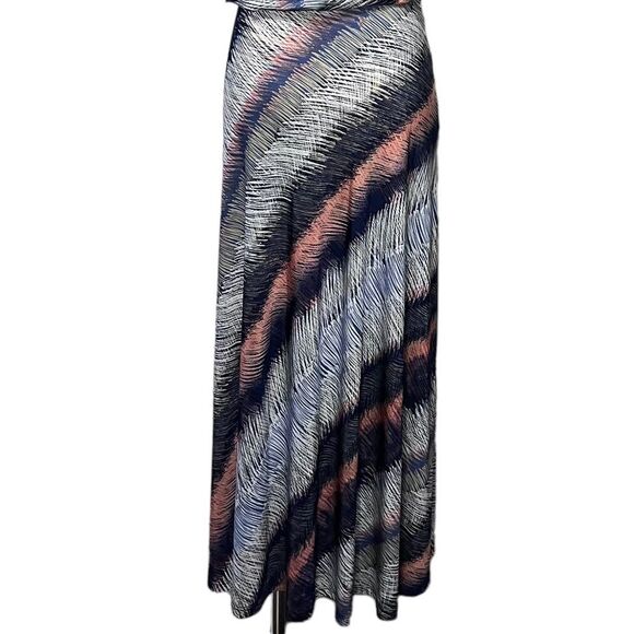 Veronica M Womens Maxi Dress Strapless Solana Multicolor Blouson Size XS - Picture 3 of 10